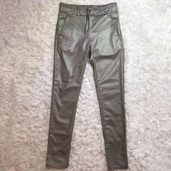 BEVY FLOG Metallic Gray Pants - Picture 2 of 13